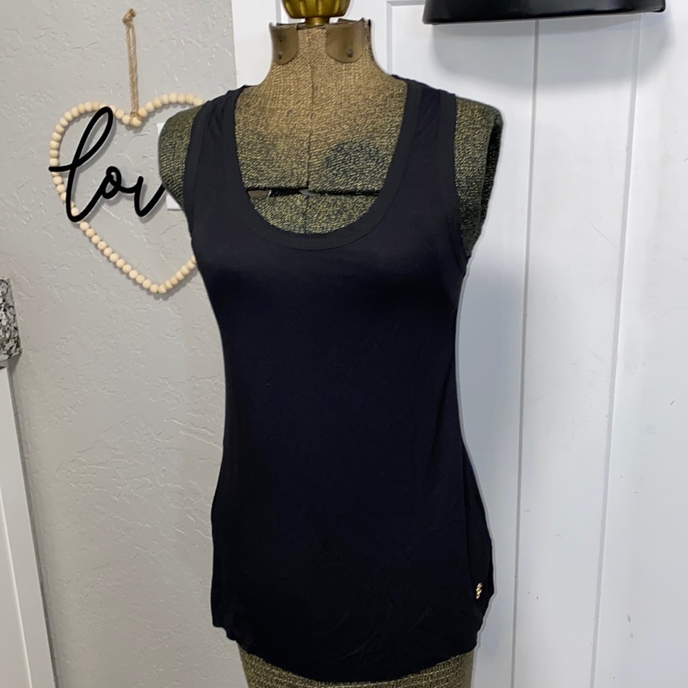JUICY COUTURE WOMENS BLACK VISCOSE XS TANK